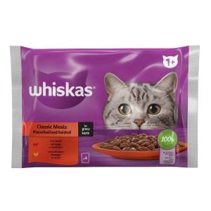 Whiskas Classic Meals mitrā...